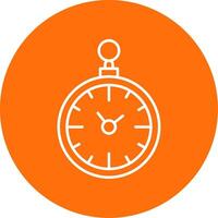 Pocket Watch Line Circle color Icon vector