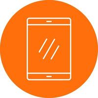 Smartphone Line Circle color Icon vector
