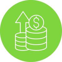 Business Intelligence Line Circle color Icon vector