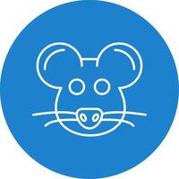 Mouse Line Circle color Icon vector