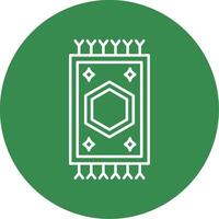 Carpet Line Circle color Icon vector