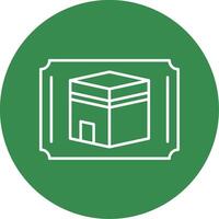 Decoration Line Circle color Icon vector