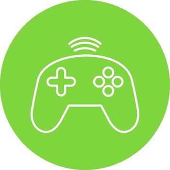 Controller Line Circle color Icon vector