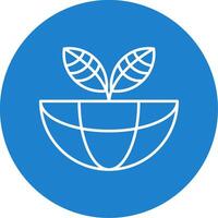 Ecosystem Line Circle color Icon vector