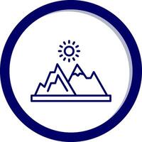 Mountain Vector Icon