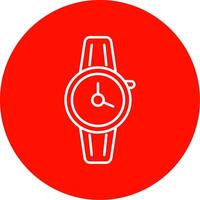 Wristwatch Line Circle color Icon vector