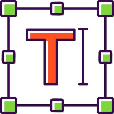 Text Filled Icon