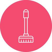 Floor Mop Line Circle color Icon vector