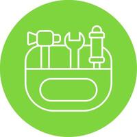 Toolkit Line Circle color Icon vector