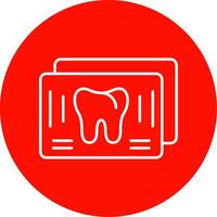 X Ray Line Circle color Icon vector