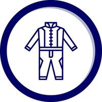 Race Suit Vector Icon