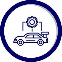 Car Configuration Vector Icon