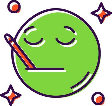 Sick Filled Icon vector