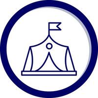 Military Tent Vector Icon