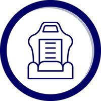 Car Seat Vector Icon