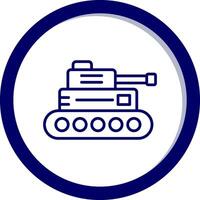 Military Tank Vector Icon