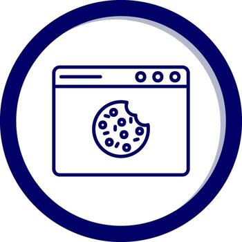 Web Cookies Vector Icon