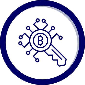 Encryption Key Vector Icon