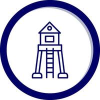 Military Tower Vector Icon