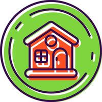 Home Filled Icon vector
