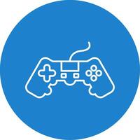 Video Game Line Circle color Icon vector