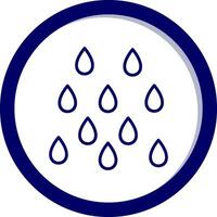 icono de vector de lluvia