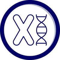 cromosoma vector icono