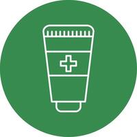 Hand Sanitizer Line Circle color Icon vector