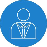 Student Line Circle color Icon vector