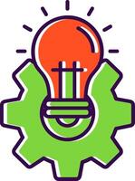 Idea Filled Icon vector