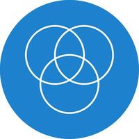 Diagram Line Circle color Icon vector