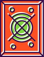 Abstract art Filled Icon vector