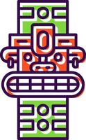 Totem Filled Icon vector