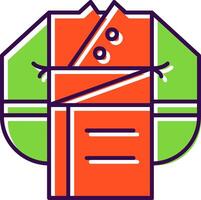 Clothes Filled Icon vector
