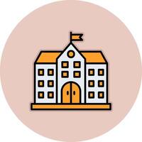 University Building Vector Icon