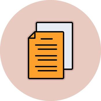 icono de vector de documento