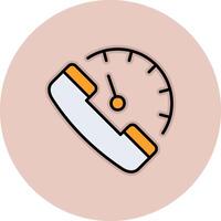 24 Hours Support Vector Icon