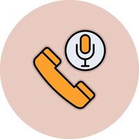 Call Record Vector Icon
