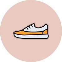 icono de vector de zapatillas