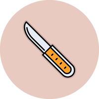 icono de vector de cuchillo