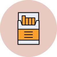 Cigarette Box Vector Icon