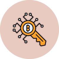 Encryption Key Vector Icon