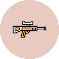 Sniper Gun Vector Icon