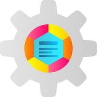 Infographic elements Flat Gradient Icon vector
