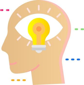 Visualization Flat Gradient Icon vector