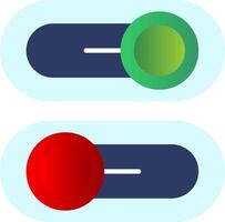 Switch Flat Gradient Icon vector