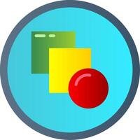 Blend Flat Gradient Icon vector