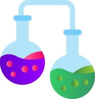 Experiment Flat Gradient Icon vector