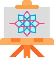 Abstract Flat Gradient Icon vector