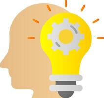 Imagination Flat Gradient Icon vector
